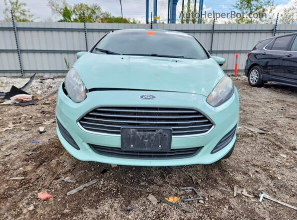 3FADP4EJ9HM115846 2017 FORD FIESTA Бирюзовый Вид спереди