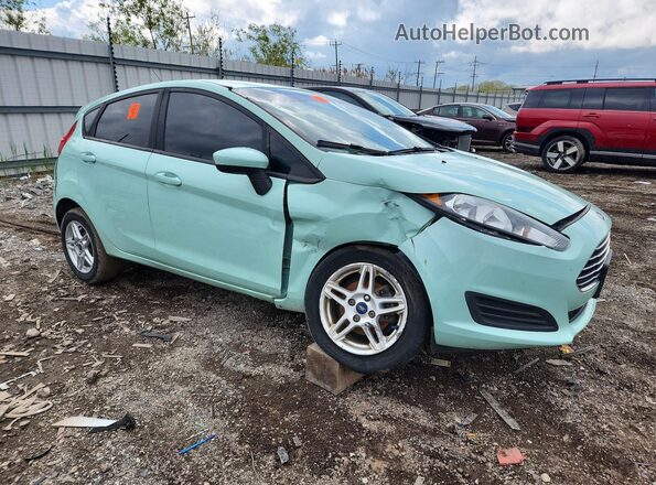 3FADP4EJ9HM115846 2017 FORD FIESTA Бирюзовый Передняя правая четверть
