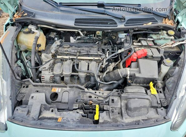 3FADP4EJ9HM115846 2017 FORD FIESTA Бирюзовый Вид задней части салона