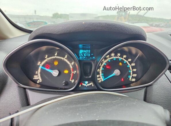 3FADP4EJ9KM147526 2019 FORD FIESTA Белый Вид щитка приборов