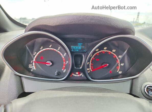 3FADP4GX0GM189253 2016 FORD FIESTA Белый Вид щитка приборов