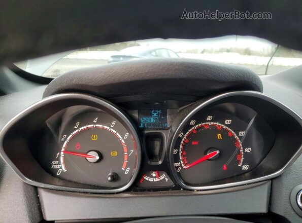 3FADP4GX2KM164105 2019 FORD FIESTA Charcoal Widok zestawu wskaźników