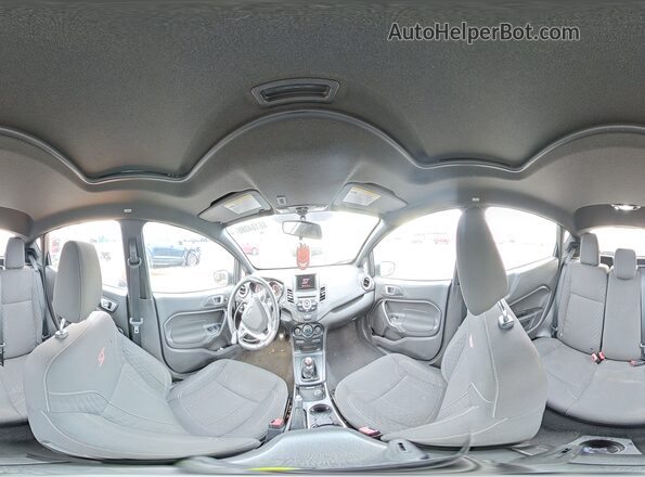 3FADP4GX2KM164105 2019 FORD FIESTA Charcoal Widok naklejki z numerem VIN