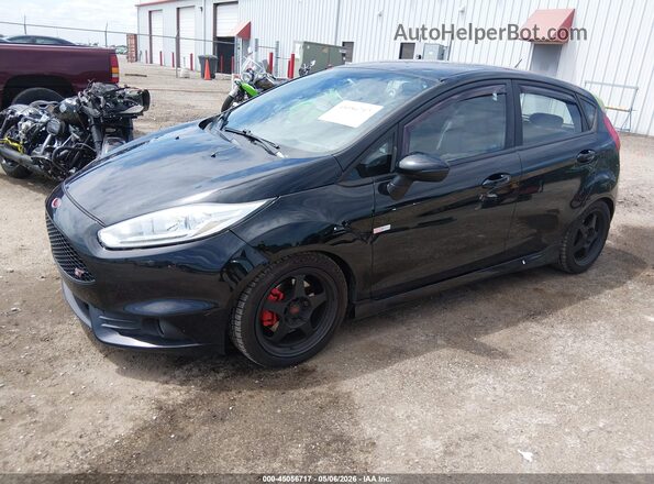 3FADP4GX6HM121153 2017 FORD FIESTA Black Przód lewy