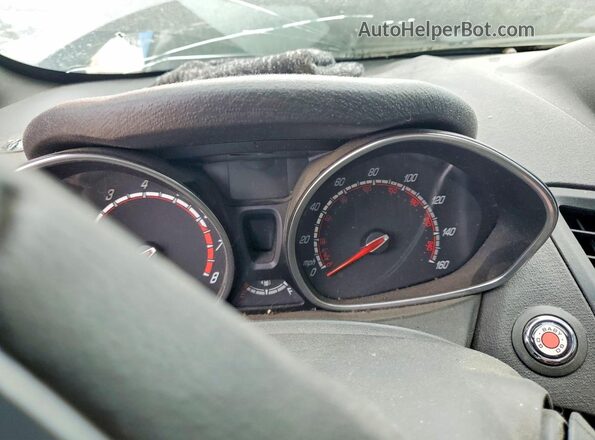 3FADP4GX9GM167283 2016 FORD FIESTA Black Instrument cluster view