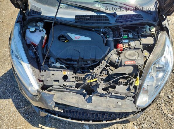 3FADP4GXXGM173433 2016 FORD FIESTA Серый Вид задней части салона