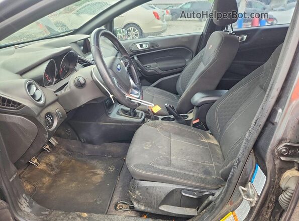 3FADP4GXXKM166409 2019 FORD FIESTA Серый Вид салона спереди