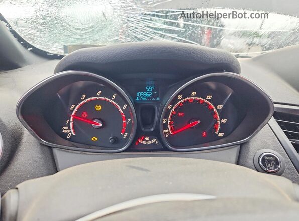 3FADP4GXXKM166409 2019 FORD FIESTA Серый Вид щитка приборов