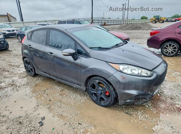 3FADP4GXXKM166409 2019 FORD FIESTA Серый Передняя правая четверть