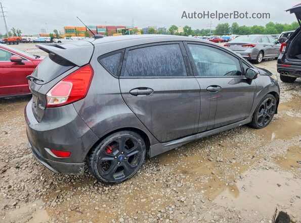 3FADP4GXXKM166409 2019 FORD FIESTA Серый Задняя правая четверть
