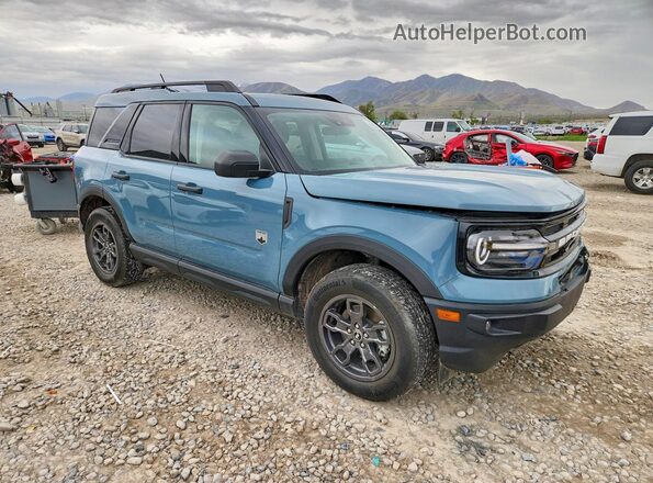3FMCR9B60PRD65891 2023 FORD BRONCO Бирюзовый Передняя правая четверть
