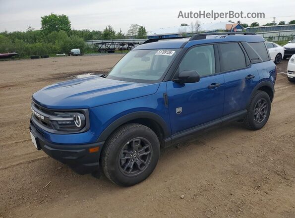 3FMCR9B60RRE61684 2024 FORD BRONCO Синий Передняя левая четверть