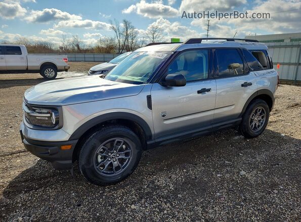 3FMCR9B65PRD06982 2023 FORD BRONCO Silver Առջևի ձախ երեք քառորդ տեսարան