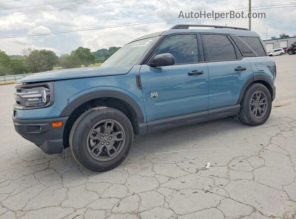 3FMCR9B6XPRD12194 2023 FORD BRONCO Синий Передняя левая четверть