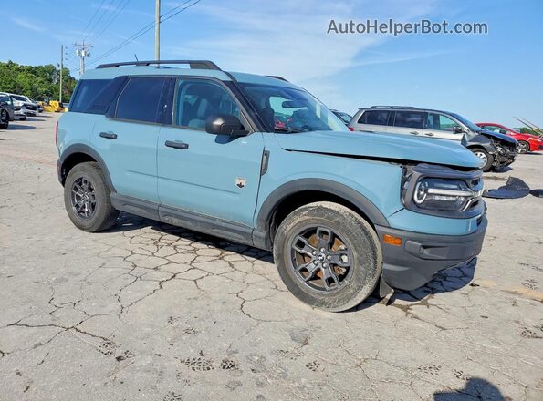 3FMCR9B6XPRD68152 2023 FORD BRONCO Синий Передняя правая четверть