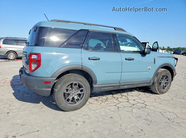 3FMCR9B6XPRD68152 2023 FORD BRONCO Синий Задняя правая четверть