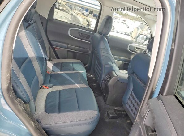 3FMCR9C67PRD16833 2023 FORD BRONCO Blue უკანა სავარძლების ხედი