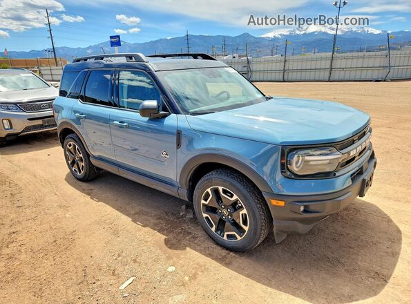 3FMCR9C69PRD13478 2023 FORD BRONCO Blue Delantero derecho