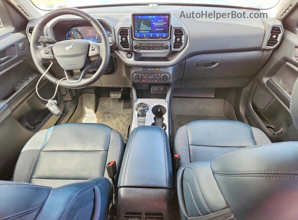 3FMCR9C69PRD13478 2023 FORD BRONCO Blue Vista del salpicadero