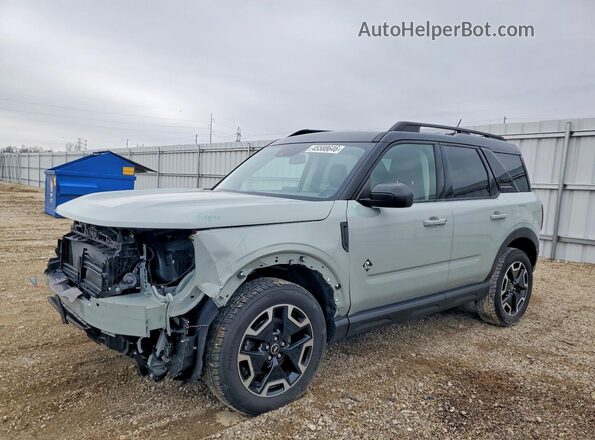 3FMCR9C6XMRA63454 2021 FORD BRONCO Серый Передняя левая четверть