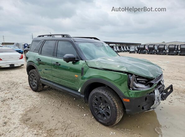 3FMCR9DA9SRE98093 2025 FORD BRONCO Зеленый Передняя правая четверть