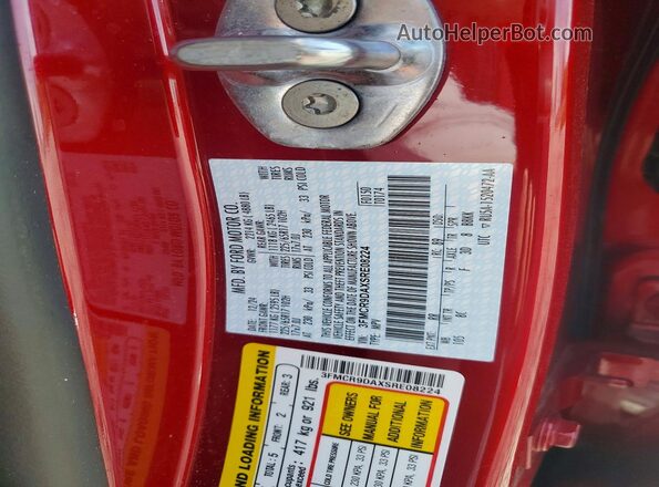 3FMCR9DAXSRE08224 2025 FORD BRONCO Red ძრავის განყოფილების ხედი