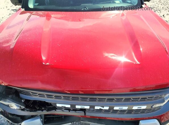 3FMCR9DAXSRE08224 2025 FORD BRONCO Red უკანა სალონის ხედი