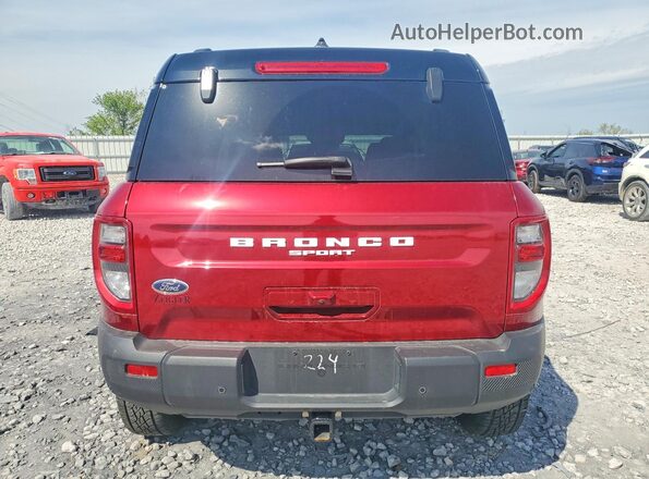 3FMCR9DAXSRE08224 2025 FORD BRONCO Red უკანა ხედი