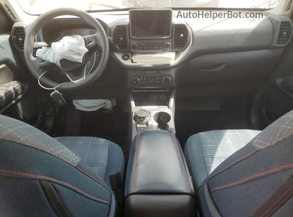3FMCR9G68PRD08458 2023 FORD BRONCO Красный Вид панели приборов