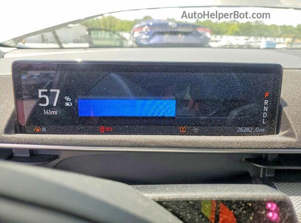 3FMTK1R40PMA86299 2023 FORD MUSTANG Серый Вид щитка приборов
