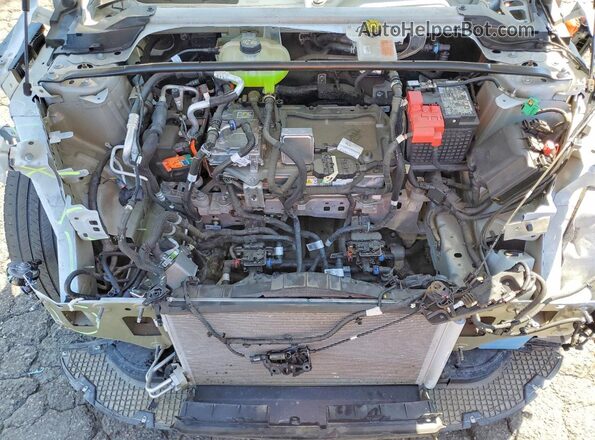 3FMTK3R44PMA92327 2023 FORD MUSTANG White Vista del compartimento del motor