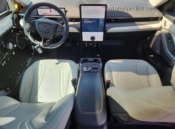 3FMTK3R77NMA01252 2022 FORD MUSTANG White Widok deski rozdzielczej