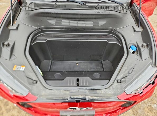 3FMTK3SS4NMA24938 2022 FORD MUSTANG Red Vista interior trasera