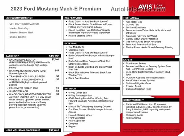3FMTK3SU9PMA97596 2023 FORD MUSTANG Черный Вид подкапотного пространства