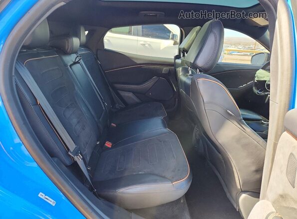 3FMTK4SE0MME02882 2021 FORD MUSTANG Blue Вид задніх сидінь