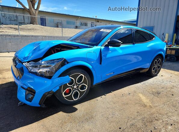 3FMTK4SE0MME02882 2021 FORD MUSTANG Blue Передня ліва чверть