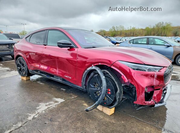 3FMTK4SX0SMA13643 2025 FORD MUSTANG Темно-бордовый Передняя правая четверть