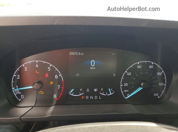 3FTTW8B97RRA58562 2024 FORD MAVERICK Белый Вид щитка приборов