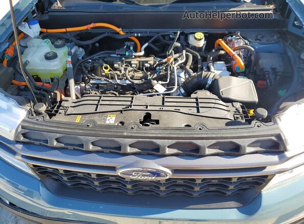 3FTTW8E35PRA85697 2023 FORD MAVERICK Blue Widok wnętrza z tyłu