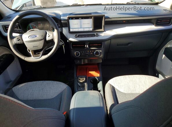 3FTTW8E35PRA85697 2023 FORD MAVERICK Blue Widok deski rozdzielczej