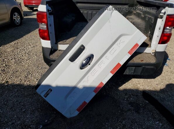 3FTTW8E98PRA12618 2023 FORD MAVERICK White Widok komory silnika