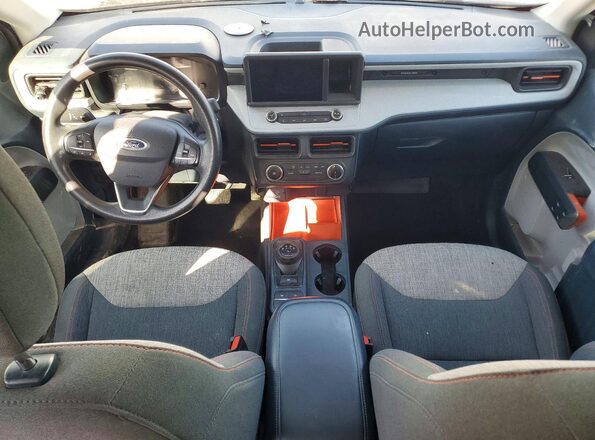 3FTTW8E98PRA12618 2023 FORD MAVERICK White Widok deski rozdzielczej
