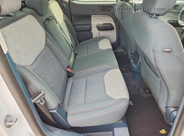 3FTTW8F93NRA05894 2022 FORD MAVERICK White Вид задніх сидінь