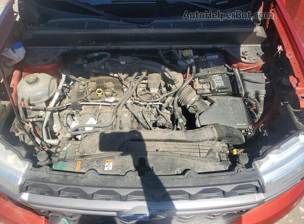 3FTTW8F97PRA37475 2023 FORD MAVERICK Оранжевый Вид задней части салона