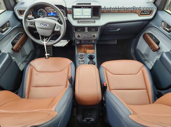 3FTTW8F98PRA37274 2023 FORD MAVERICK Белый Вид панели приборов