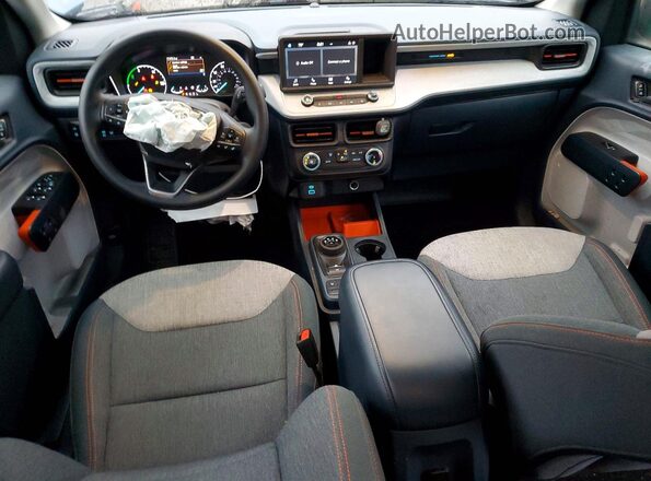 3FTTW8H31RRB14238 2024 FORD MAVERICK Синий Вид панели приборов