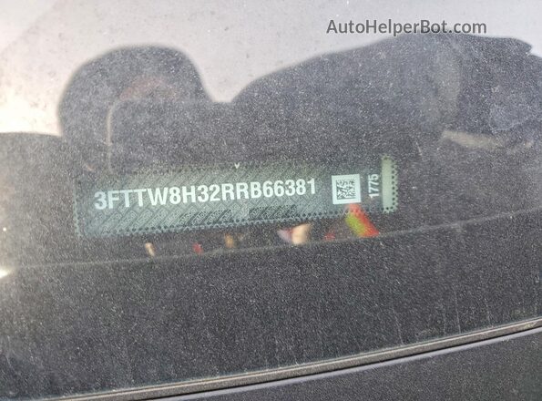 3FTTW8H32RRB66381 2024 FORD MAVERICK Зеленый Вид наклейки с VIN-кодом