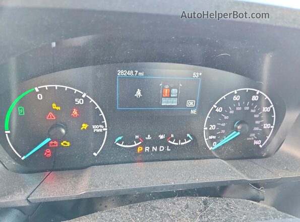 3FTTW8H34RRA63558 2024 FORD MAVERICK Серый Вид щитка приборов