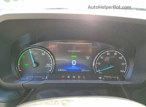 3FTTW8M32RRA78033 2024 FORD MAVERICK Серый Вид щитка приборов