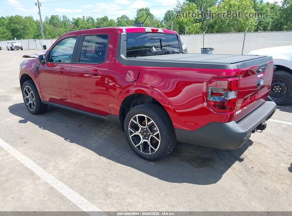 3FTTW8S32SRB46176 2025 FORD MAVERICK Бордовый Задняя левая четверть